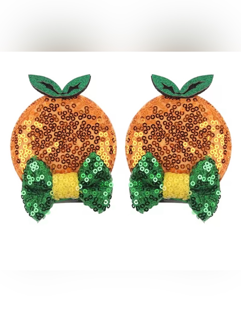 Orange Bird Mickey Ears Clips